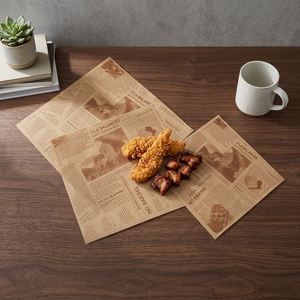 Papel de Envolver Alimentos Resistente al Aceite, Antiadherente y Antigrasa para Servir Papas Fritas, Hamburguesas y Bocadillos Fritos - Product Image 1