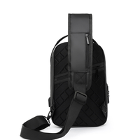 Produits Tendance 2026 – Sac de Poitrine Urbain Anti-Vol Personnalisable avec Logo, Porte-Cartes Durable et Port USB Intégré