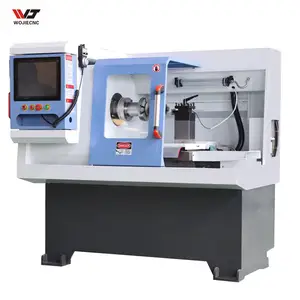 CK6160Q High efficiency diamond cut cnc wheel repair lathe machine car alloy used for sale