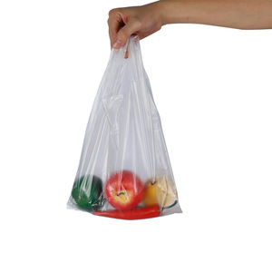 HC Wholesale Printing <b>Polythene</b> Vest Handle Shops Bag Custom Full Print Shopping Bag <b>Plastic</b> for Fruit - Product Image 1