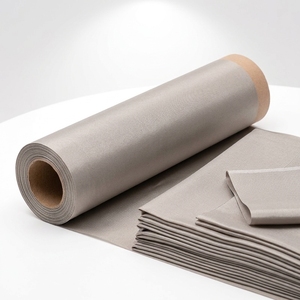 Tissu de blindage EMF/EMI, anti-radiation, antibactérien, gris argenté, pour dispositifs médicaux, matelas et usage féminin - Product Image 1