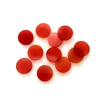 Offre Spéciale – Plaques Rondes en Onyx Noir Double Face 3-12 mm, Pierres Naturelles, Tranches d'Onyx Rouge, Agate Noire, Pièces d'Agate Rouge