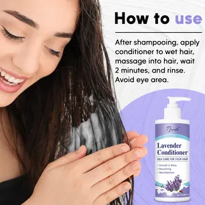 ODM/OEM Private Label balsamo naturale per capelli balsamo alla lavanda trattamento per capelli nutriente idratare prodotti per la cura dei capelli lisci
