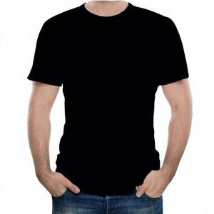 เสื้อยืดเรียบง่ายสำหรับผู้ชาย แขนสั้น คอกลม สวมใส่สบาย เป็นมิตรกับสิ่งแวดล้อม ระบายอากาศได้ดี ออกแบบโลโก้ด้านหน้าได้ตามต้องการ ขายส่งสำหรับส่งออก - Product Image 3