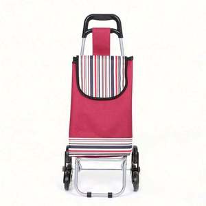 Best Selling Portable Shopping Bag Trolley Carrier Bag <b>Foldable</b> Grocery Shopping Trolley Bag With Wheels - Product Image 4