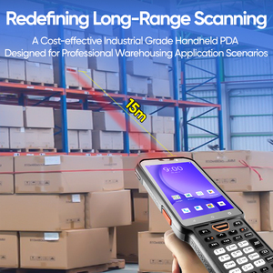 FYJ-F9827 dài phạm vi RFID PDA Máy Quét Mã Vạch 6800mAh pin lớn hệ thống Android máy tính di động - Product Image 5