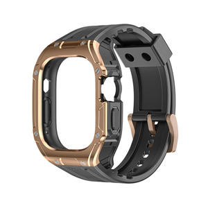 Sport TPU <b>Watch</b> Straps with Bumper PC <b>Case</b> for Apple <b>Watch</b> Ultra 49mm for Women Men Breathable Soft <b>Watch</b> Band - Product Image 6