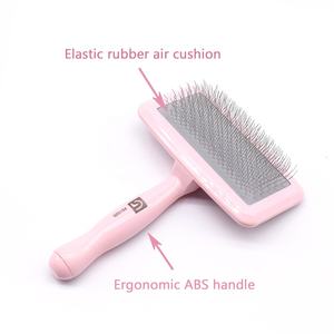 Baoli Pet Portable Pet Chien <span class=keywords><strong>Slicker</strong></span> Brosse Avec Épingles Enduites Et Peigne En Acier Pour Caniches Petit Chien Et Chat Toilettage Doux Pin Brosse - Product Image 5