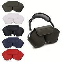 Étui de protection magnétique élégant pour écouteurs, en cuir PU créatif, sac de rangement étanche pour casque supra-auriculaire