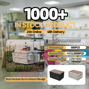 Caja de Almacenamiento Exterior Multifuncional de Gran Capacidad con Diseño Clasificado OEM y ODM, Fácil de Ensamblar, Caja de Almacenamiento Rectangular de PP para Camping - Product Image 6