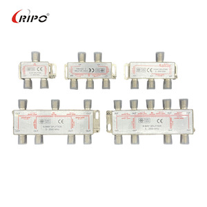 Divisor de TV Pro AV de alta calidad 5-2500MHz Coaxial F de 8 vías - Product Image 4