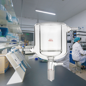 <span class=keywords><strong>1000ml</strong></span> Vidro Borosilicato Jacked <span class=keywords><strong>Buchner</strong></span> Filtro Funis com Placa Perfurada Disco De Vidro Joint 24/29 Tamanho - Product Image 3