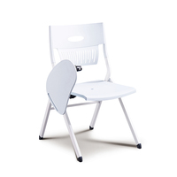 Chaise de formation de bureau durable, nouvelle conception moderne, empilable, avec cadre de fixation, vente en gros d'usine