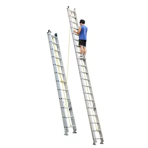 Aluminum Extension Ladder 20ft 24ft 28ft 32ft 36ft 40ft Aluminum Alloy 6061