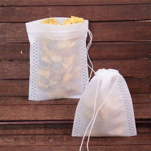Sachets de thé jetables personnalisés et herbes, grands sachets filtrants vides en non-tissé pour infusions - Product Image 6