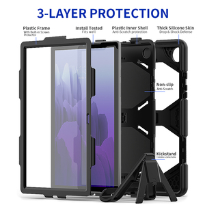 Funda protectora de cuerpo completo para tableta, Protector de pantalla incorporado de 10,4 pulgadas para Samsung Galaxy A7, T500, T505, T507 y Kickstand - Product Image 3