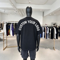 Camiseta de algodón grueso para hombre, de gran tamaño, con estampado gráfico personalizado, venta al por mayor de fábrica, precio bajo de verano