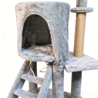 Arbre à chat avec structure d'escalade, grande griffoire en sisal, planche à griffer, favorise le saut et l'escalade, maisonnette pour chat, DEM/DOM disponible