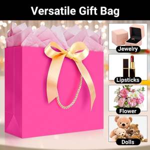 Bolsa de Papel con Doble Cinta y Logotipo Personalizado, Bolsa de Papel para Regalos y Compras - Product Image 4