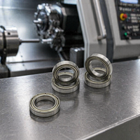 Roulement à billes miniature de haute précision avec joint en acier 15x24x5mm 6802 ZZ pour machines d'automatisation industrielle OEM ODM