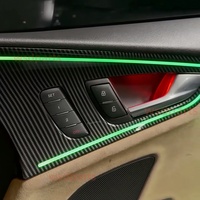 Tira decorativa para Audi A7 C7 2011-2018, luz ambiental dinámica, mejora de la iluminación interior del coche, accesorios para automóvil, lámpara de ambiente.