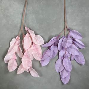 أوراق اصطناعية مع ساق، باقة أوراق ماغنوليا مزيفة للبيع بالجملة في مدينة ييوو - Product Image 4