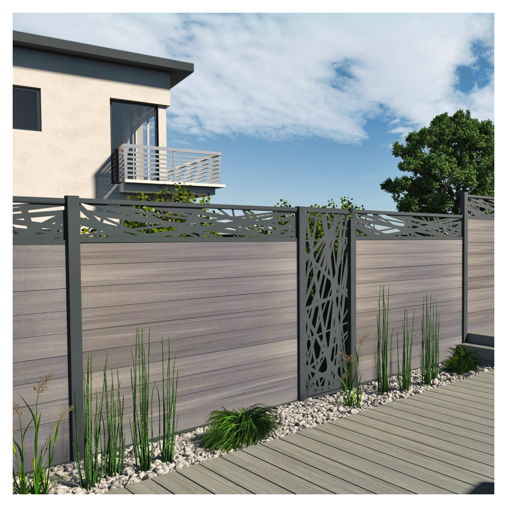 Prima Hot Selling High Quality WPC Fence Wholesale Waterproof Wood Plastic Composite Product Color Customization