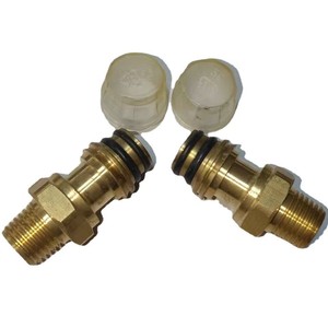 Conector de Rosca Externa de Cobre Tipo 17 para Tuberías de Combustible de 17 mm, Conexión Rápida para Camiones de Trabajo Pesado - Product Image 2