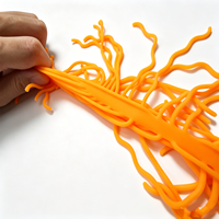 Nouveau jouet anti-stress Ramen super extensible en TPR, style spaghetti, jouet amusant à presser pour les enfants de 5 ans et plus, cadeau d'anniversaire