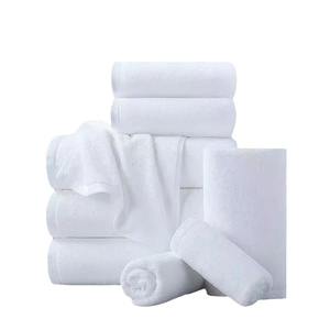 Hotel orientado a la Personalización-Toalla de mano de algodón blanco especial Toalla absorbente cuadrada para el baño del hogar Albergue Uso en el salón de belleza - Product Image 1