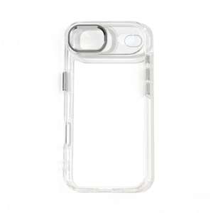 Suitable for iPhone 17 phone case, metal lens <b>frame</b>, golden shield groove, epoxy full-coverage anti-drop phone case - Product Image 5