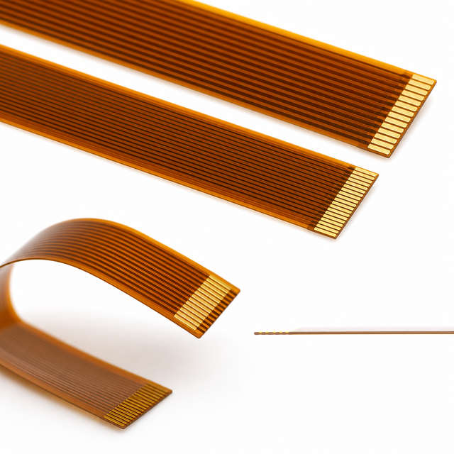 Custom FPC Ribbon Cable 0.3mm 0.5mm Pitch Flexible Flat Circuit Cable for LCD Touch Screen Module