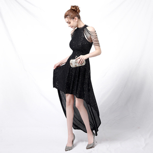 18218 #   Nuovo <span class=keywords><strong>Abito</strong></span> <span class=keywords><strong>da</strong></span> <span class=keywords><strong>Cerimonia</strong></span> 2020 con Paillettes, <span class=keywords><strong>Corto</strong></span> Davanti e Lungo Dietro, Sexy, per Sfilate, Esposizioni, Feste e Serate Eleganti - Product Image 5