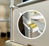 Nouveau design de rail de lit pour bébé garde-corps de sécurité pour enfants rails de lit anti-chute pour toutes les tailles de lits