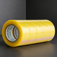 Ruban adhésif transparent en BOPP acrylique 48 mm x 100 m, adhésif sensible à la pression, anti-UV, pour la fermeture de cartons, emballage plastique