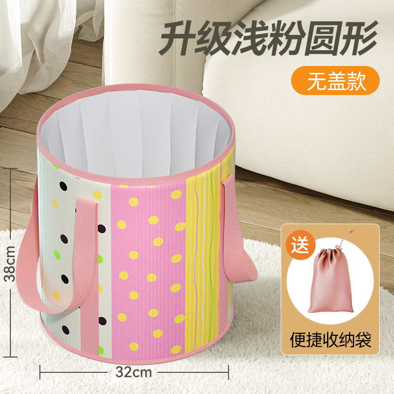 Pink polka dots - open cap
