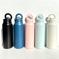 Bouteille d'eau magnétique Thermo Magsafe avec logo personnalisé, bouteille à boisson magnétique 1L en acier inoxydable isolée, bouteille d'eau de sport avec support pour téléphone
