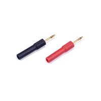 Vente en gros 2MM petite fiche banane mâle à 4MM adaptateur de connecteur Jack femelle