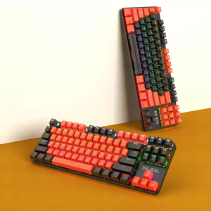 Mechanical Gaming <b>Keyboard</b> OEM 87 Keys Waterproof <b>USB</b> Two-color Keycaps Programmable Anti-Ghosting Hot-Swap 1.6m Cable - Product Image 4