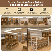 Étagère de présentation en métal sur mesure pour magasin de vêtements et de chaussures, aménagement de magasin