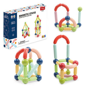 Commercio all'ingrosso educativo 3D asta del magnete Set di plastica bastoni <span class=keywords><strong>magnetici</strong></span> & palle mattoncini giocattolo per i bambini - Product Image 2