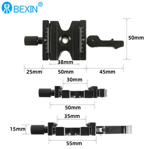 Bexin Camera <b>Tripod</b> Quick Release Plate 50mm Aluminum Alloy Speed Lock Portable Mount For Digital Camera - Product Image 1
