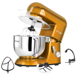 Batidora Amasadora <span class=keywords><strong>de</strong></span> Alimentos Personalizable <span class=keywords><strong>de</strong></span> 1000W y 5/6.5L, <span class=keywords><strong>Robot</strong></span> <span class=keywords><strong>de</strong></span> <span class=keywords><strong>Cocina</strong></span> para Hacer Pasteles y Pan - Product Image 3