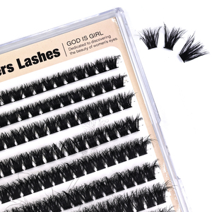 Bán buôn tự làm mở rộng lông mi Kit Faux <span class=keywords><strong>Mink</strong></span> Lông Cá Nhân lông mi nhãn hiệu riêng cụm lông mi Nhà cung cấp Cụm phân khúc - Product Image 2