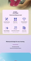 Einstellbarer USB-Aufladbarer Ring-Vibrator mit Zungen-Design - 10 Vibrationsmodi Fernbedienung Wasserdicht für Männer und Frauen