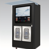 Distributeur d'eau libre-service haute capacité, borne de remplissage d'eau avec filtration RO complète pour la création de entreprises de revente