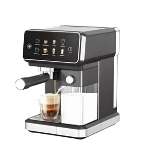 เครื่องชงกาแฟเอสเพรสโซ่อิตาลีกึ่งอัตโนมัติ พร้อมหม้อต้มสแตนเลส ถังนมตกแต่งแบบกำหนดเอง สำหรับใช้ในสำนักงานและที่บ้าน - Product Image 2