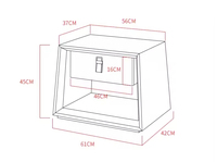 Table de chevet de luxe en marbre haut de gamme pour petites chambres à coucher, mobilier moderne pour la maison, Italie