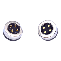Connecteur magnétique étanche à 3 broches Pogo Pin à ressort mâle femelle 360 Connecteurs circulaires à aspiration aveugle DC