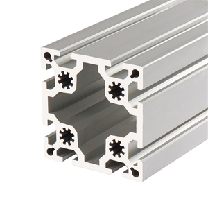 Profilé en aluminium Lu Hu 100100-10, extrusion d'aluminium industrielle, matériau de montage de cadre haute résistance - Product Image 1